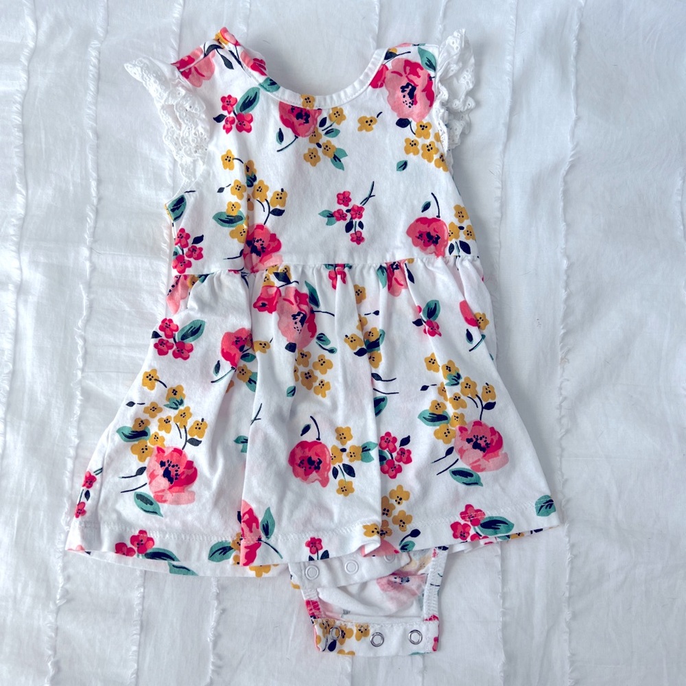 Floral dress w/ built in bloomers